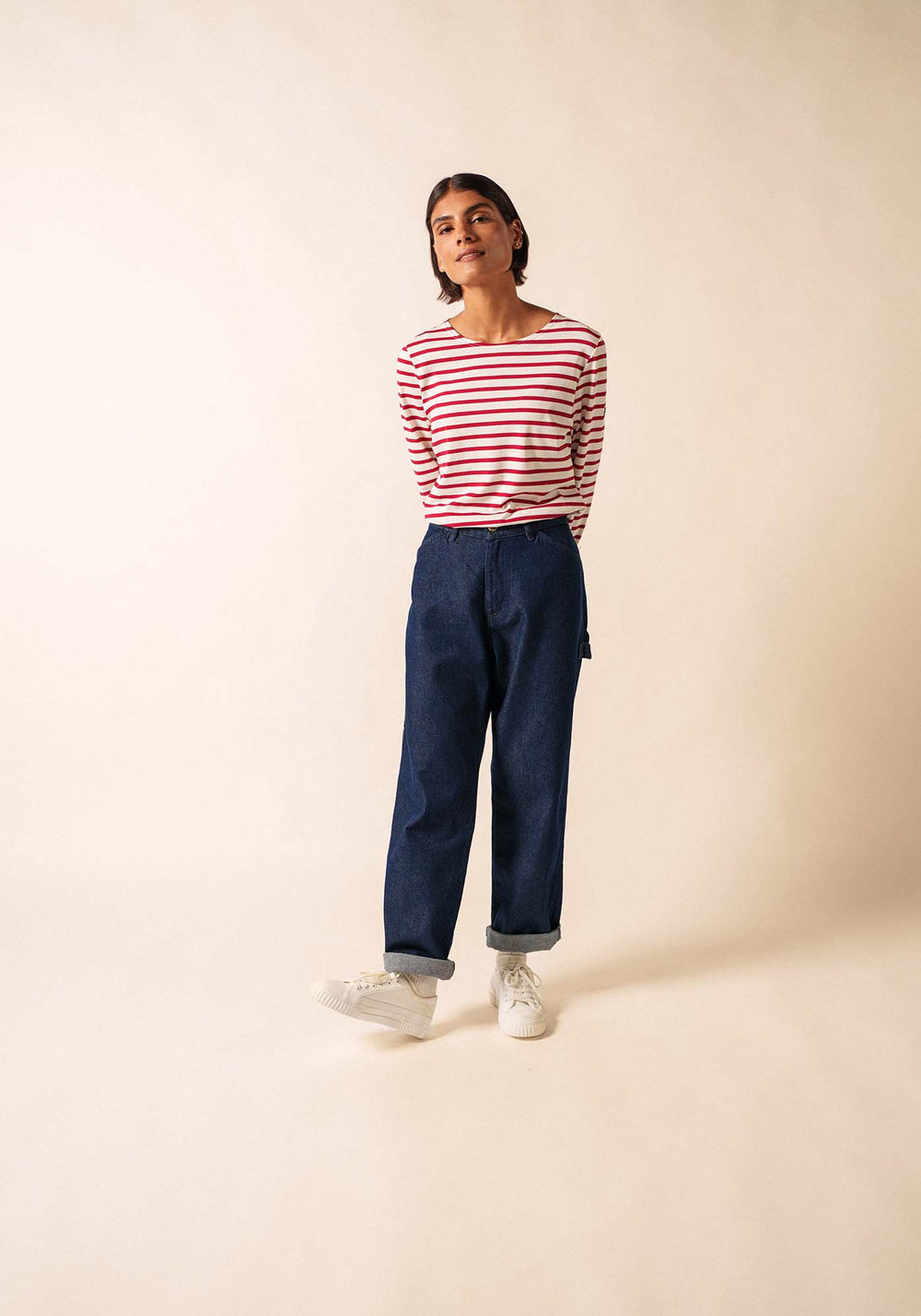 Camisa bretona Minquidame (ECRU/PERSAN)