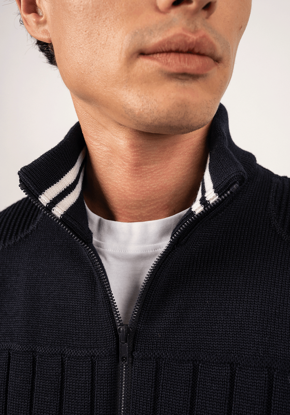 Cárdigan Calypso Réédit (AZUL MARINO/BLANCO)