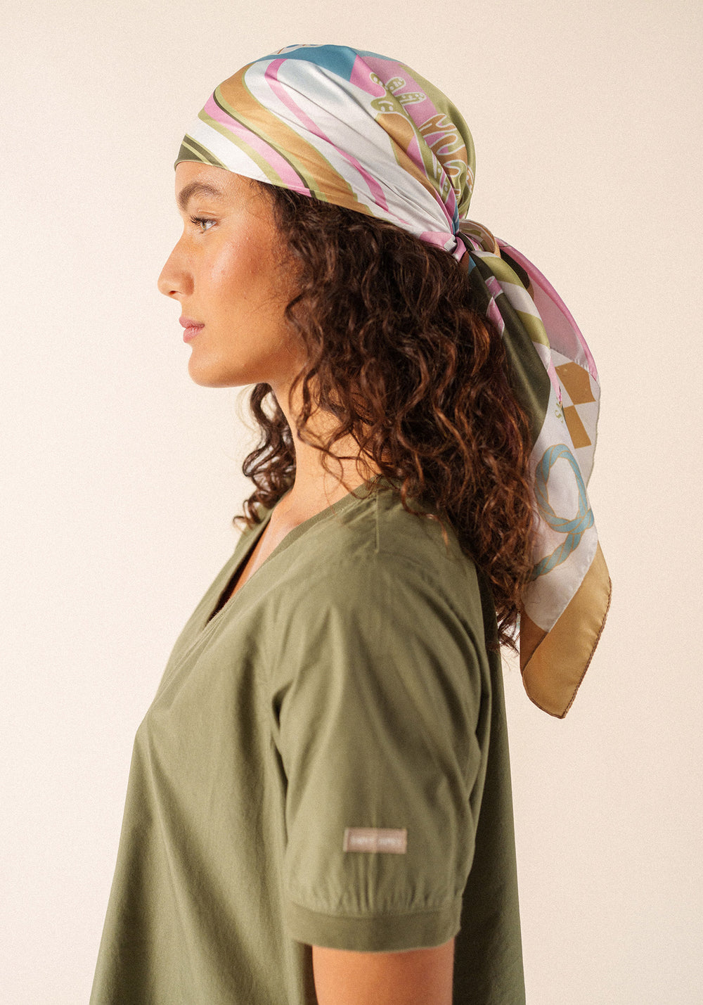 Pañuelo cuadrado Fond Marin (ACCALMIE)