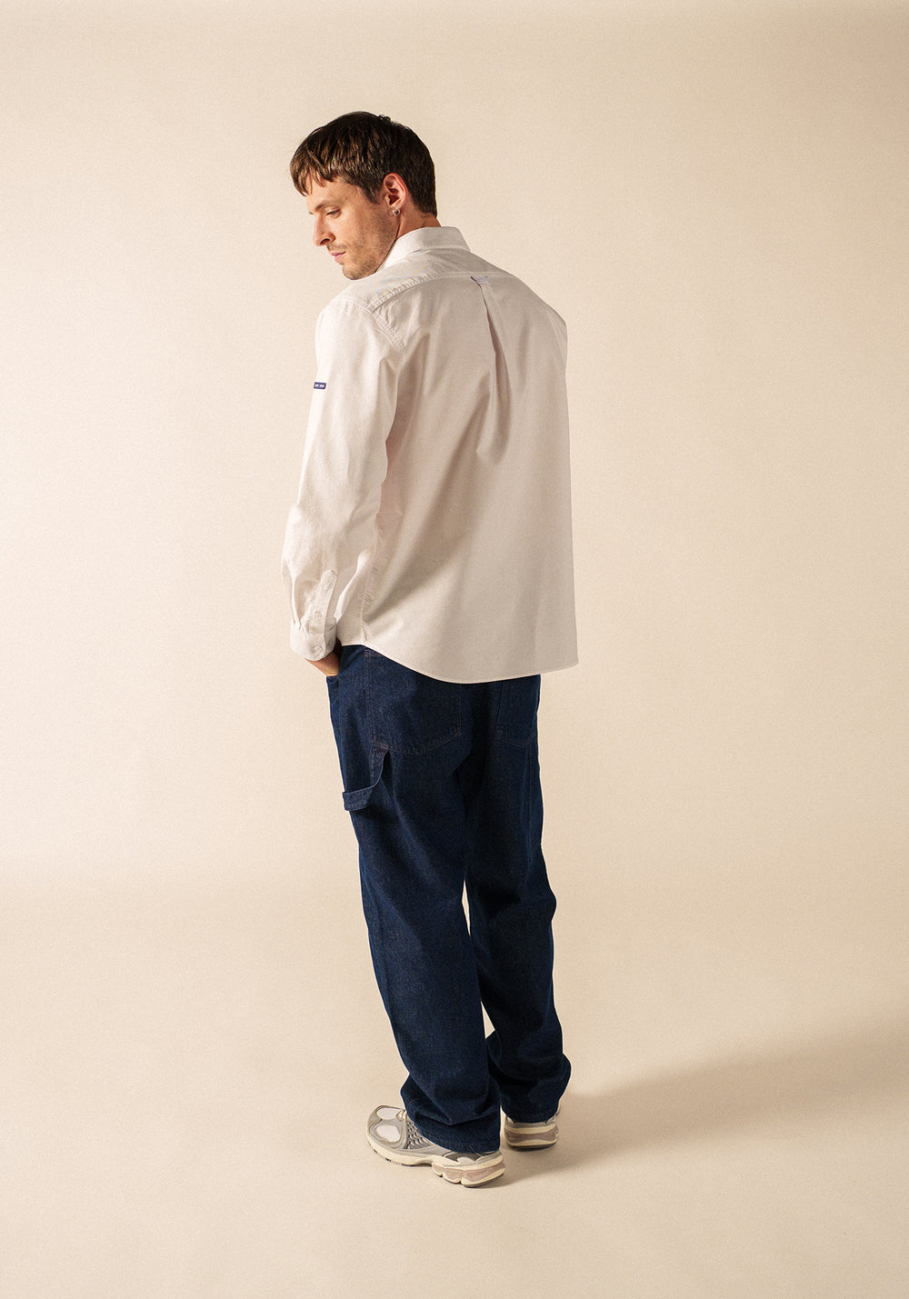 Camisa de manga larga Amboise - algodón (BLANC)