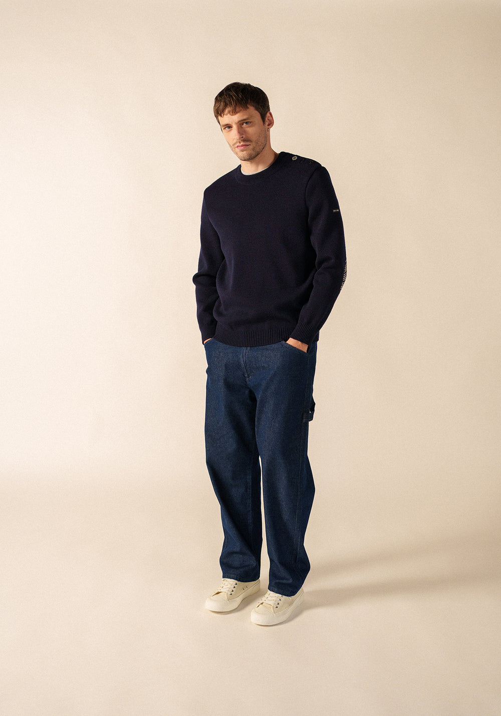 Jersey marinero Cancale Equipage (MARINE/ECRU)