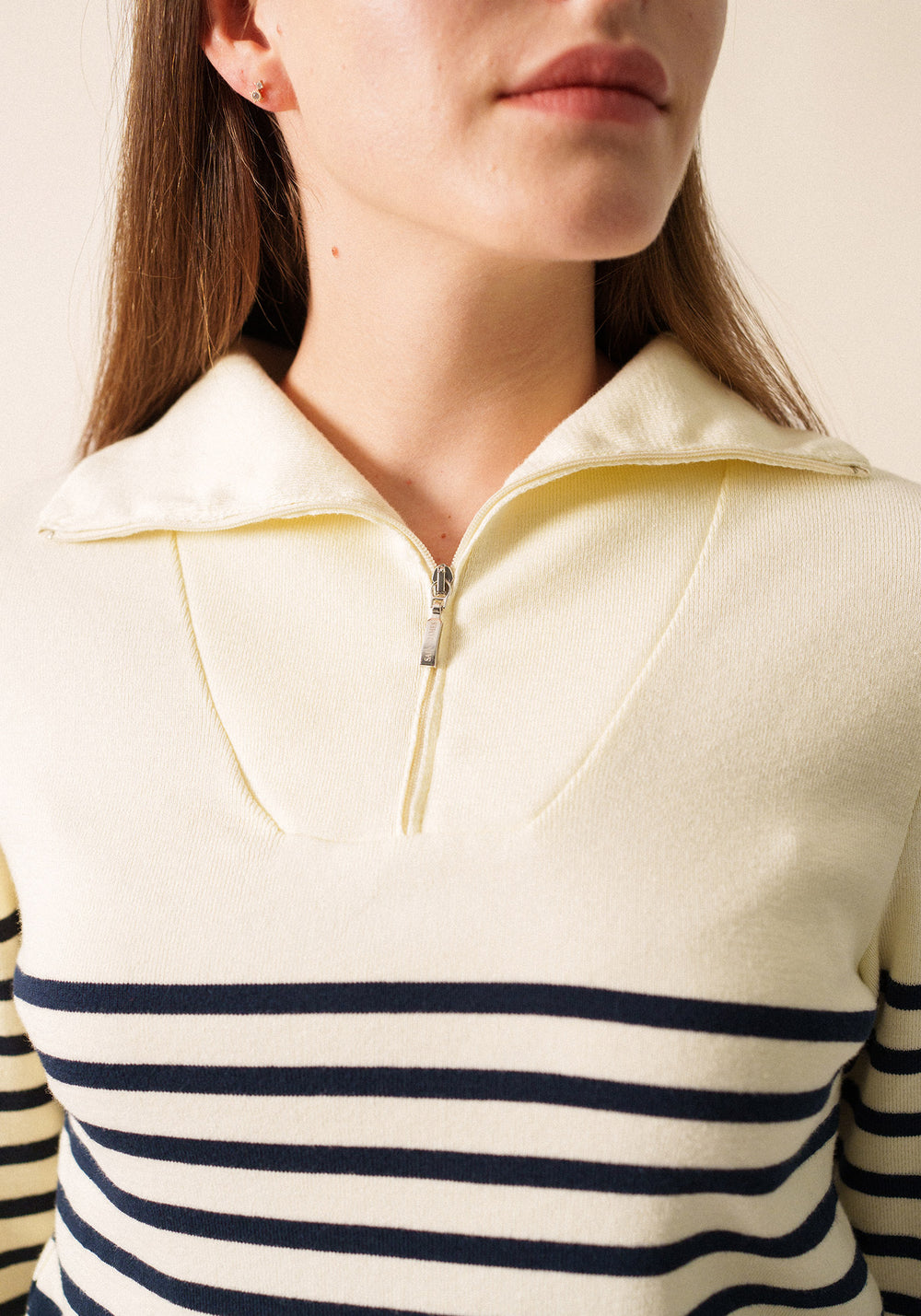 Jersey tricolor Passerelle x l'Elysée (BLANCO/MULTICOLOR)