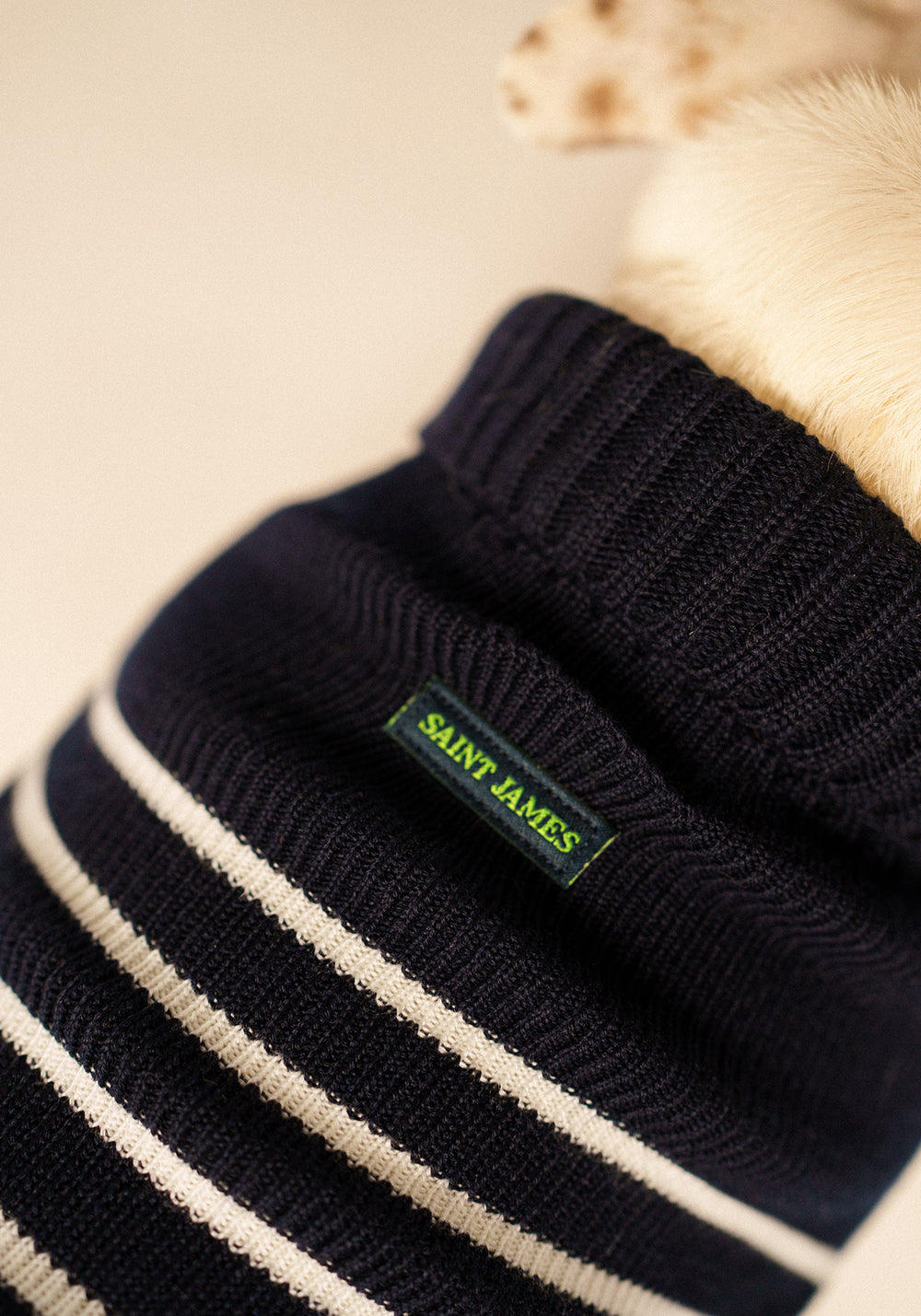 Glow-In-The-Dark Toutoupull - en lana (NAVY/PHOSPHORESCENT)