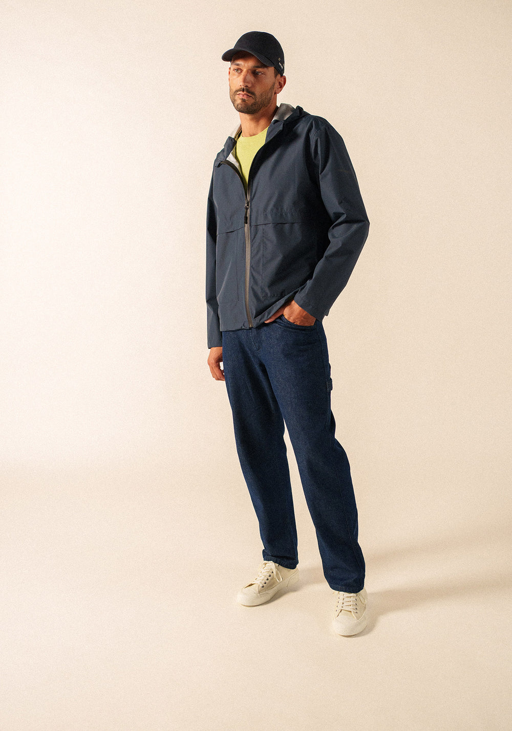 Chaqueta cortavientos St Haron (AZUL MARINO)