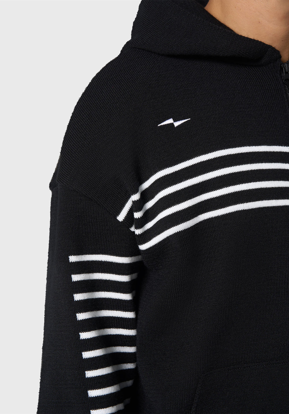 Sudadera con capucha Kobourg - SAINT JAMES x AVNIER (NOIR)