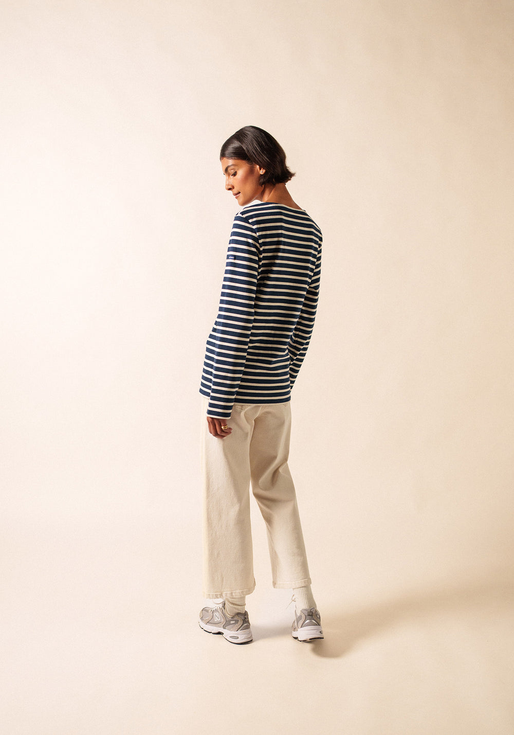 Camisa Méridien Breton (MARINA/ECRU)