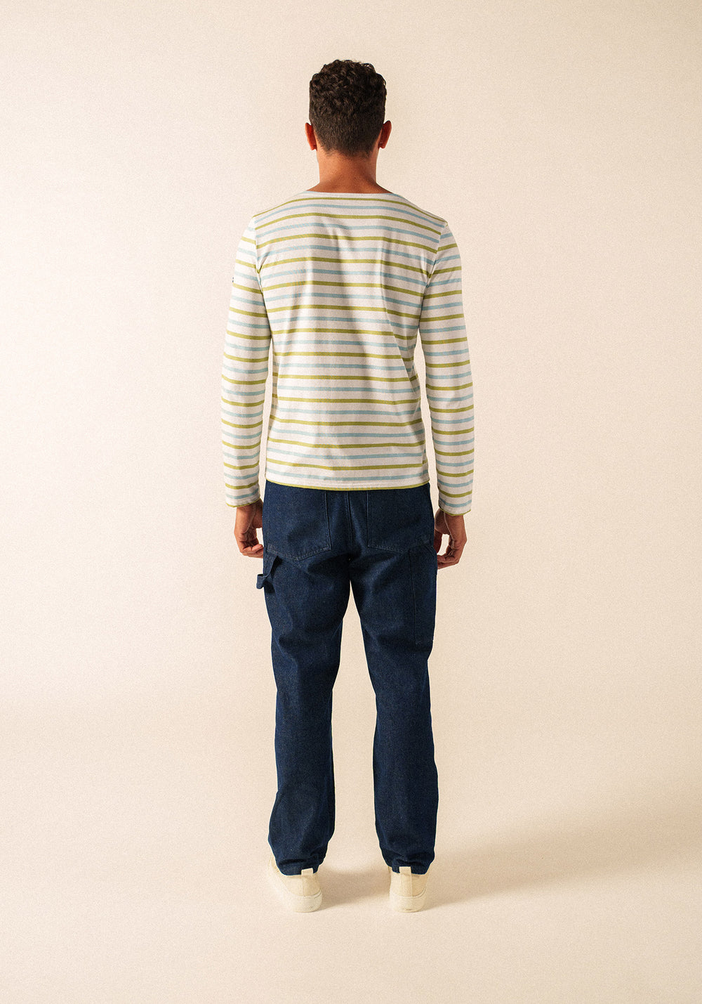 Camisa bretona tricolor Minquiers (NEIGE/NUANCE/OIL)