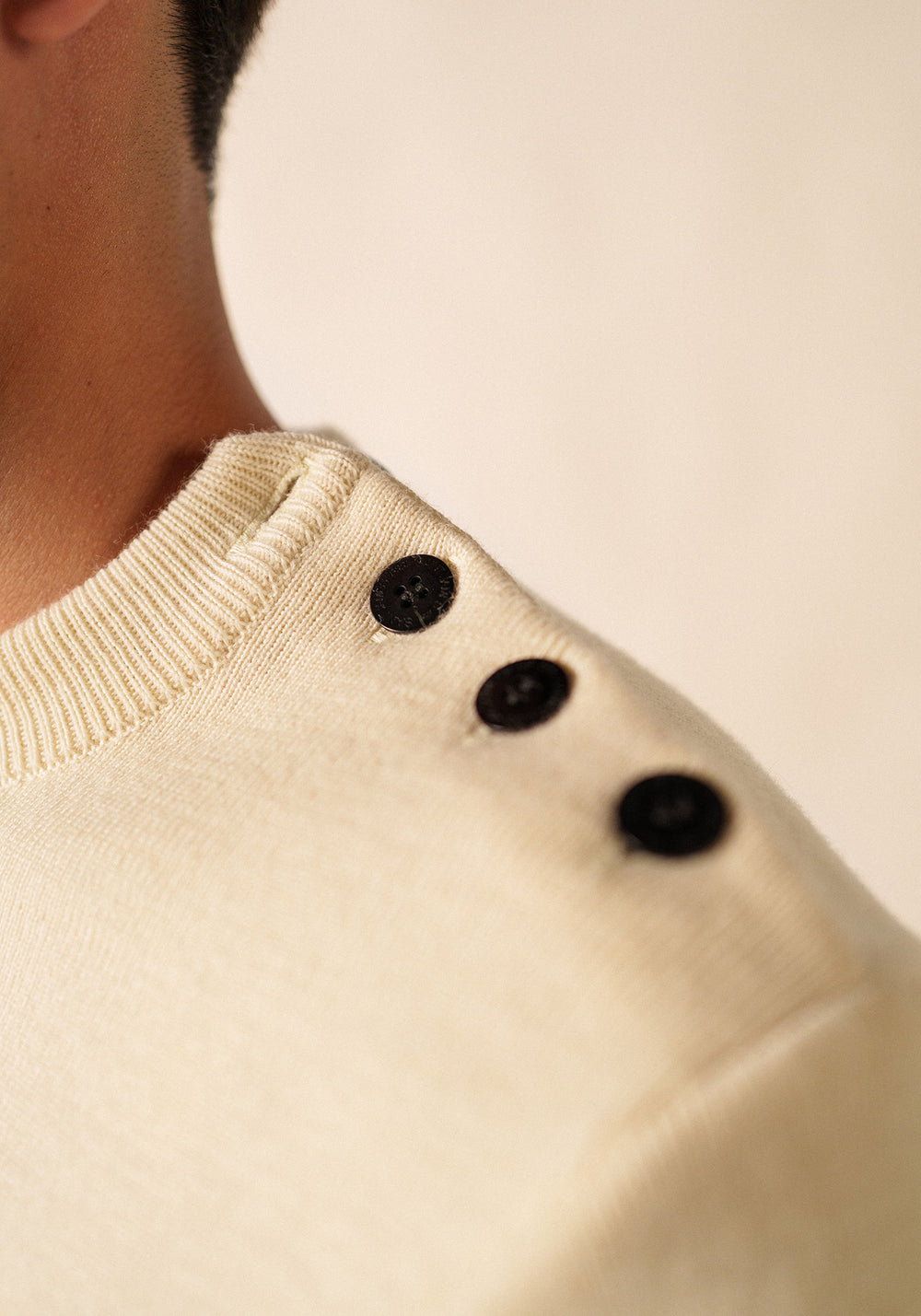 Jersey marinero Cancale (ECRU)