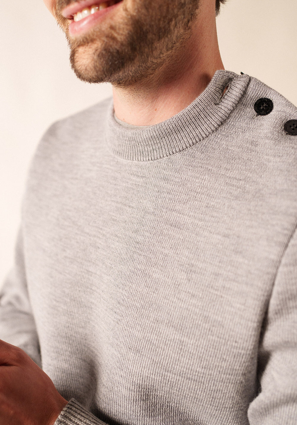 Jersey marinero Cancale (GRIS CLAIR)