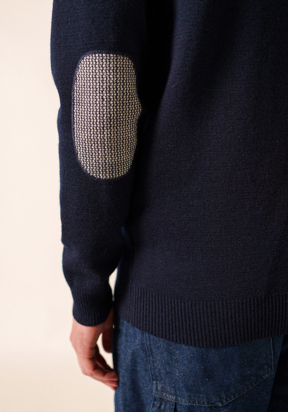 Jersey bicolor Dinan Salior (MARINA/ECRU)