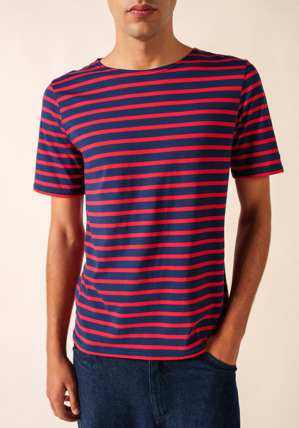 Camisa bretona levantina (MARINA/TULIPÁN)