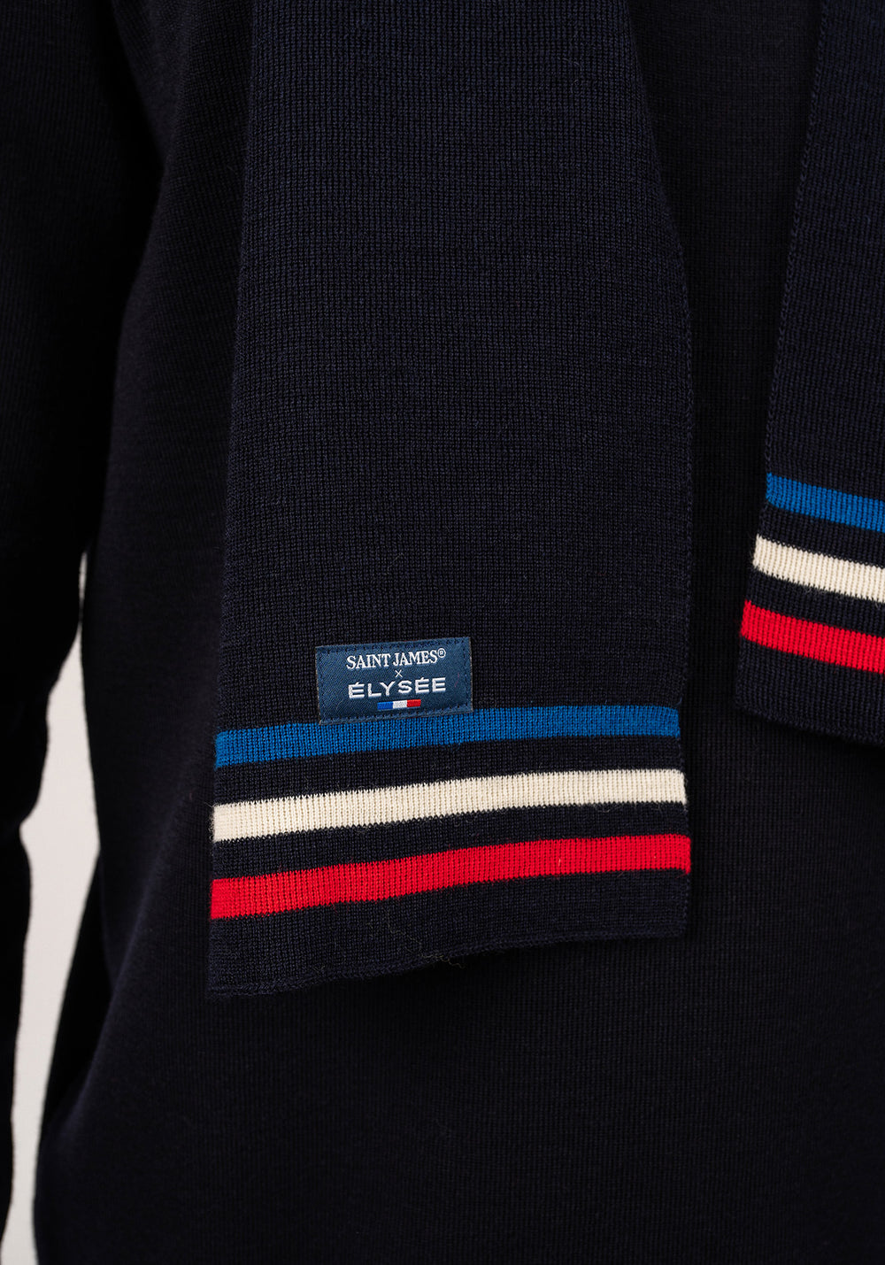 Bufanda tricolor x l'Elysée (MARINE)