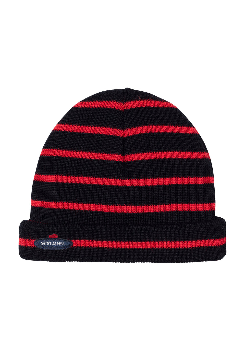Gorro marinero Cartier para niños - a rayas, de lana suave (NAVY/TULIPE)