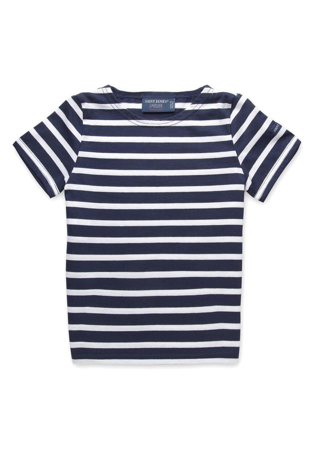 Camisa bretona Levant para niño (MARINE/NEIGE)