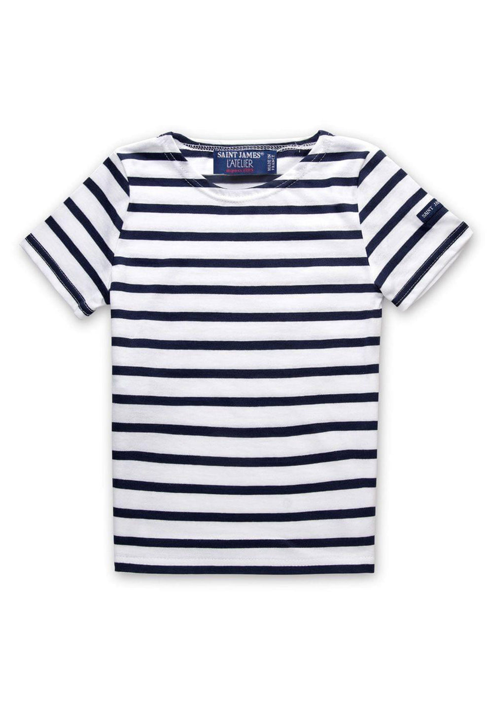Camisa bretona Levant para niño (NEIGE/MARINE)