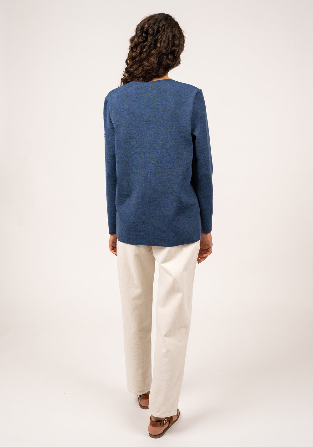 Chaqueta de punto Blainville cuello pico - abotonada, de lana suave (JEAN)