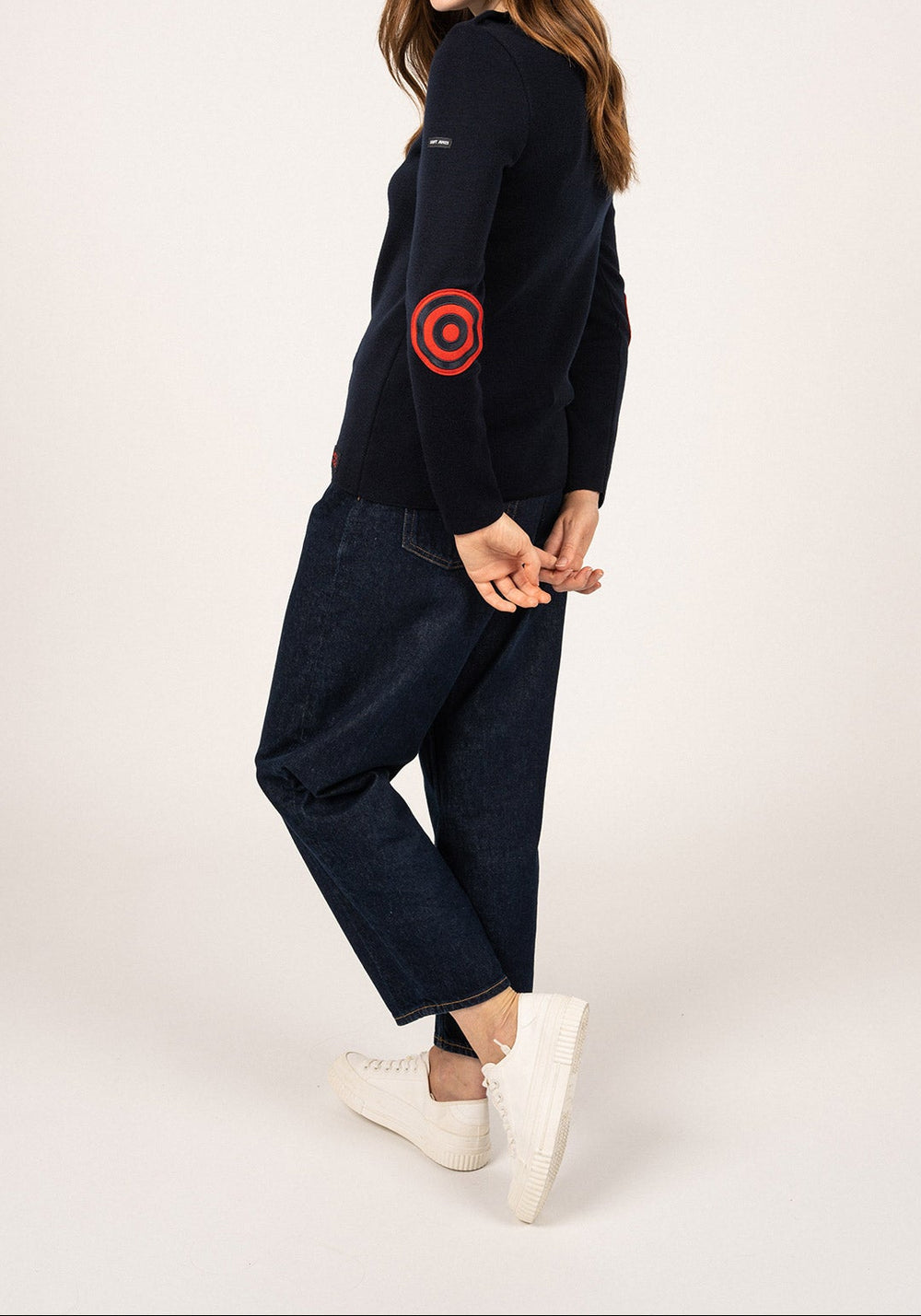 Jersey marinero de brégançon con coderas - SAINT JAMES x Comédie Française (NAVY)