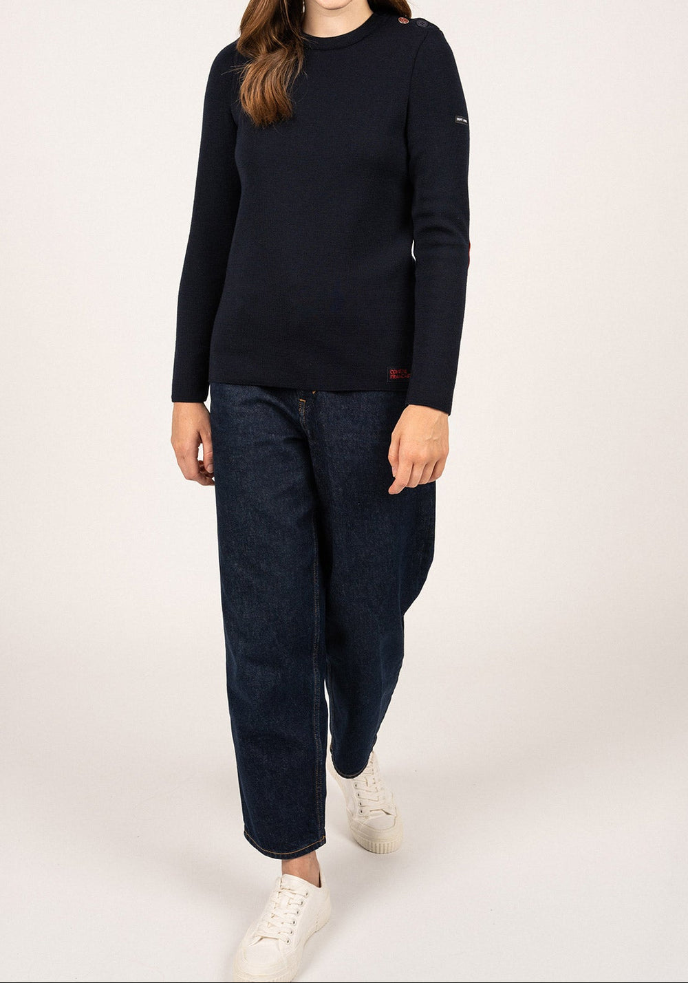 Jersey marinero de brégançon con coderas - SAINT JAMES x Comédie Française (NAVY)