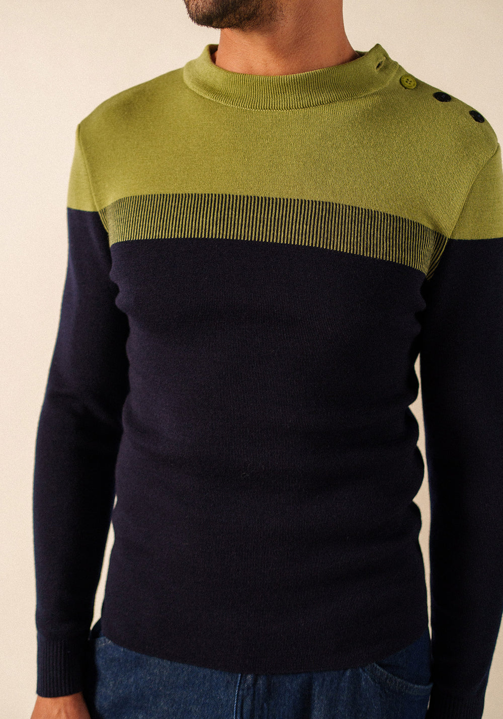 Jersey marinero bretón (MARINE/OIL)