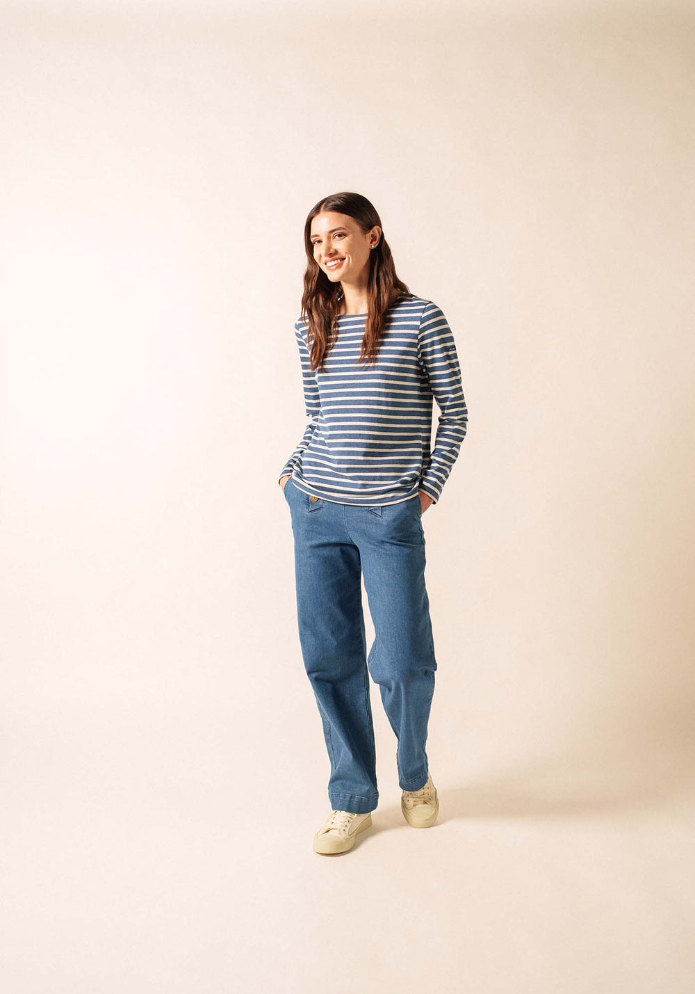 Camisa bretona Minquidame (JEAN/CHANVRE)