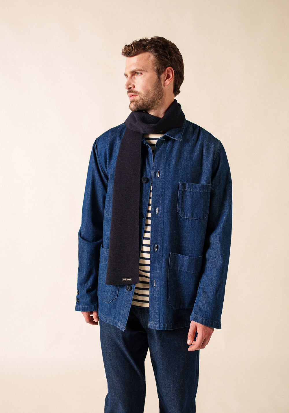 Bufanda lisa (AZUL MARINO)