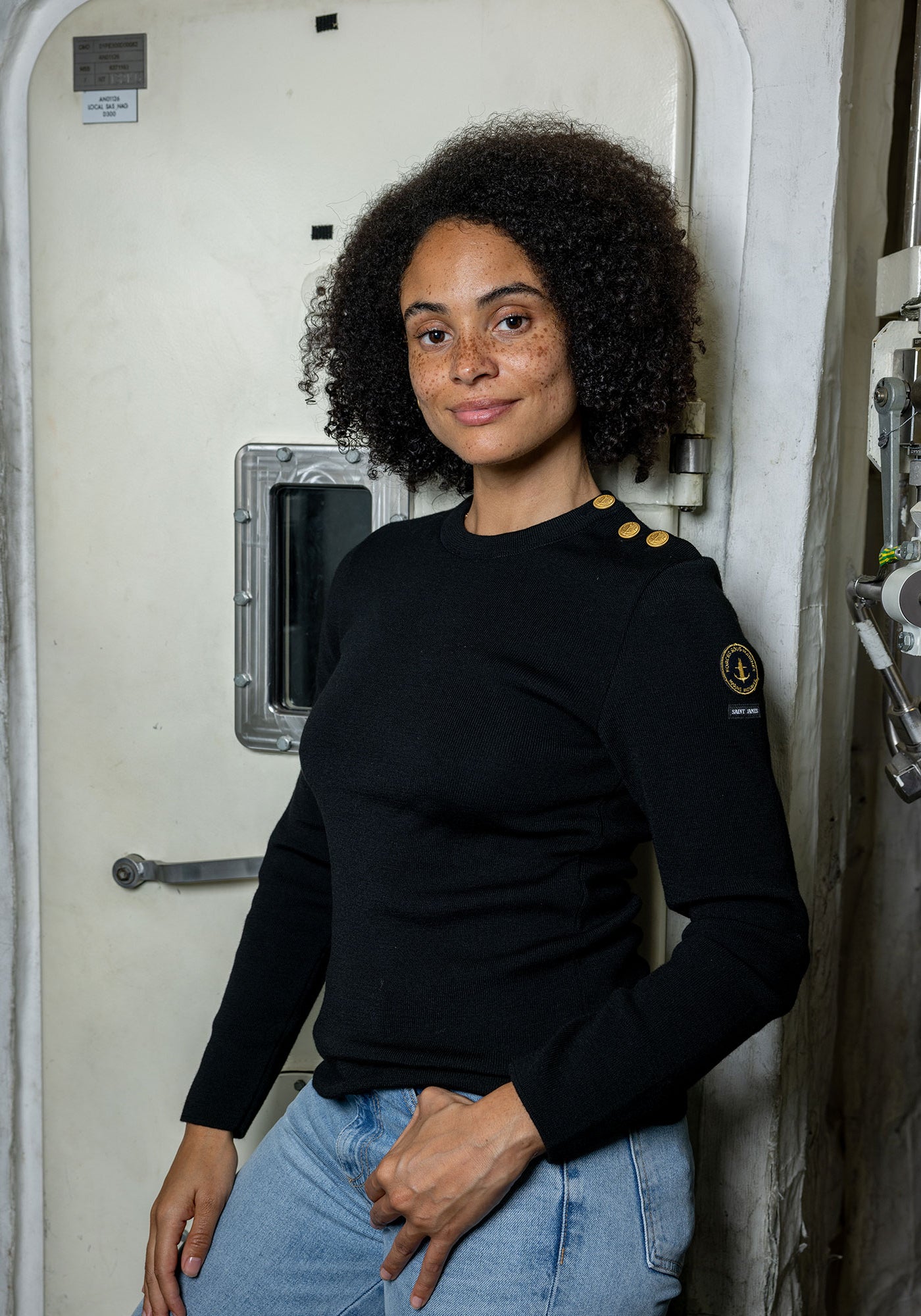 Jersey marinero Astrolabe x Marina Nacional (NEGRO)