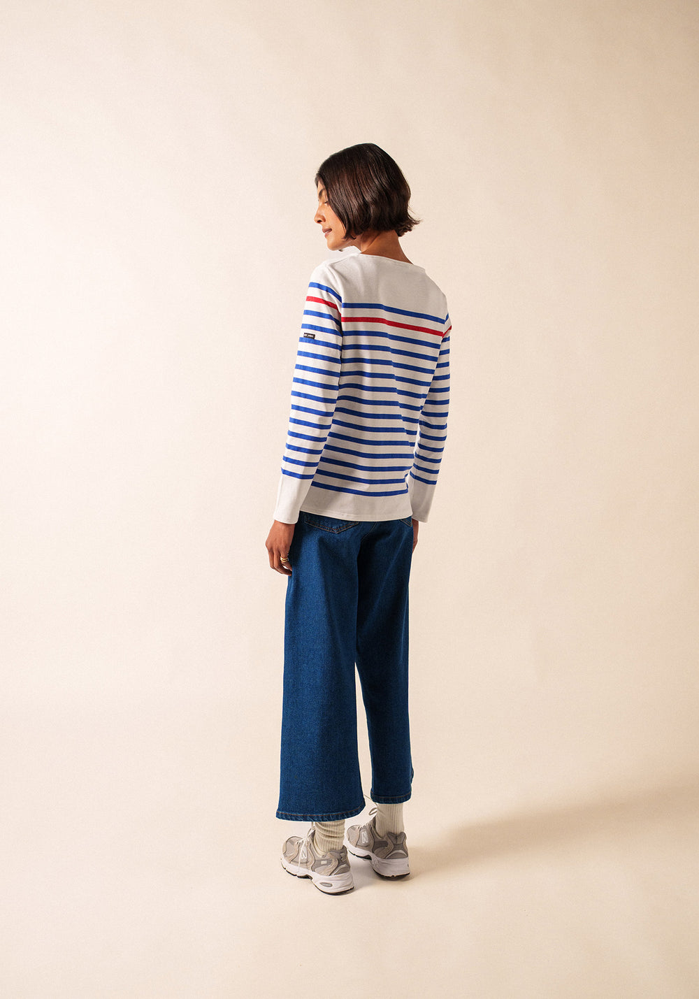 Camisa bretona Naval Lurex (NEIGE/GITANE/TULIPE)