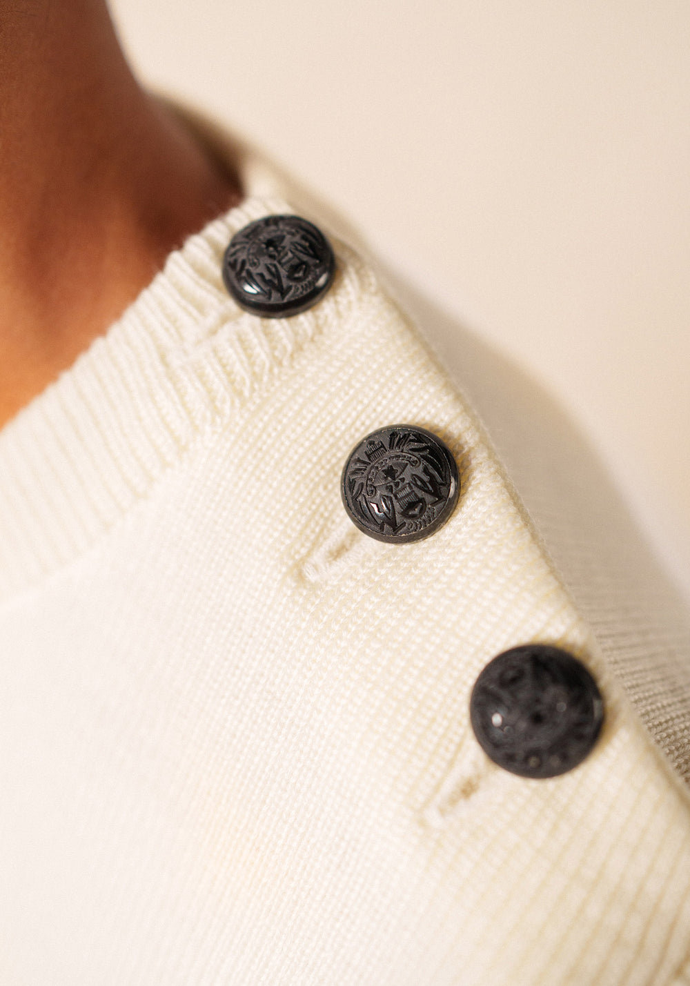 Jersey marinero Rochefort (ECUME/ROUGE)