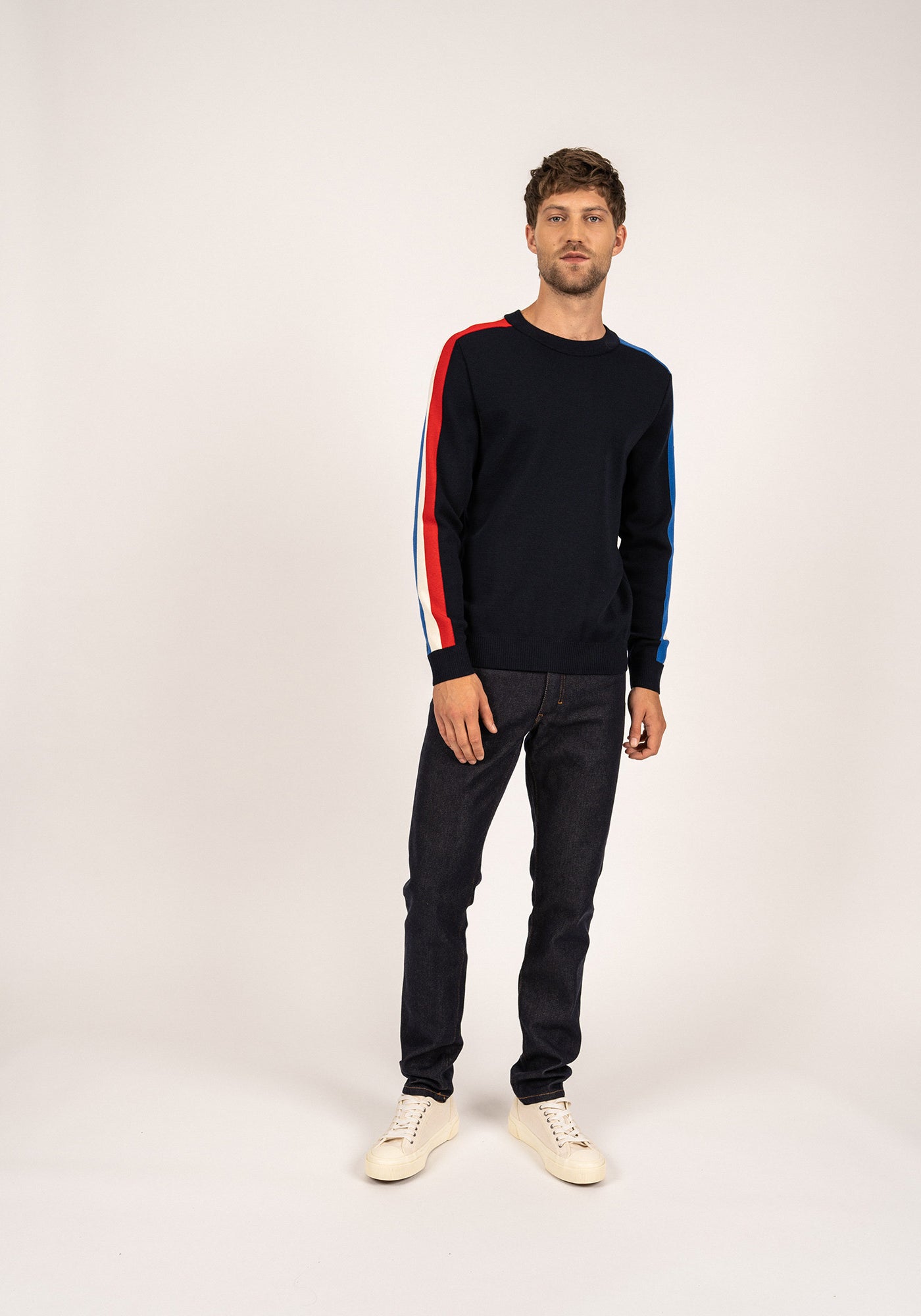 Jersey Rglan x l'Elysée (NAVY/GITANE/ECUME/TULIPE)