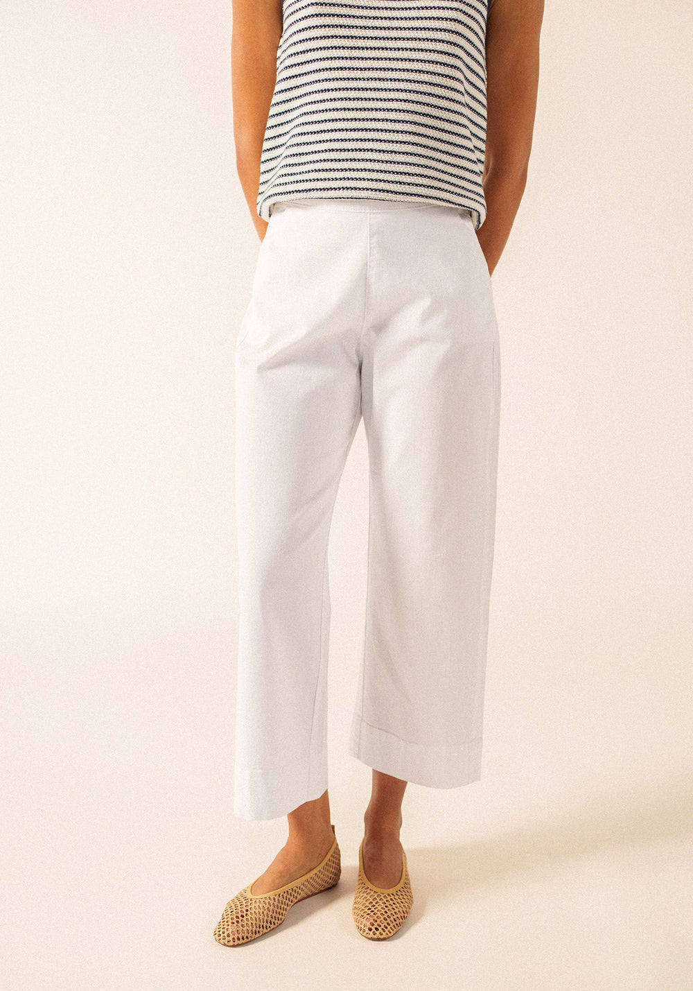 Pantalones Chiara (BLANC)