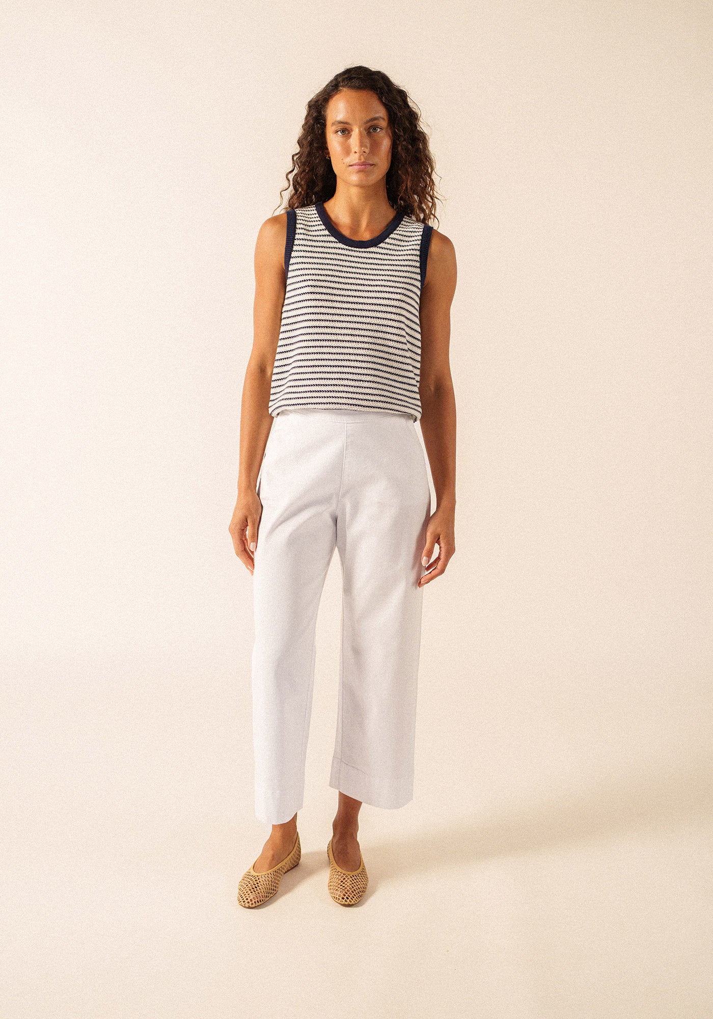 Pantalones Chiara (BLANC)