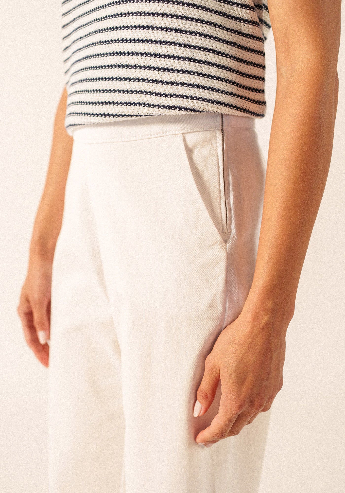 Pantalones Chiara (BLANC)