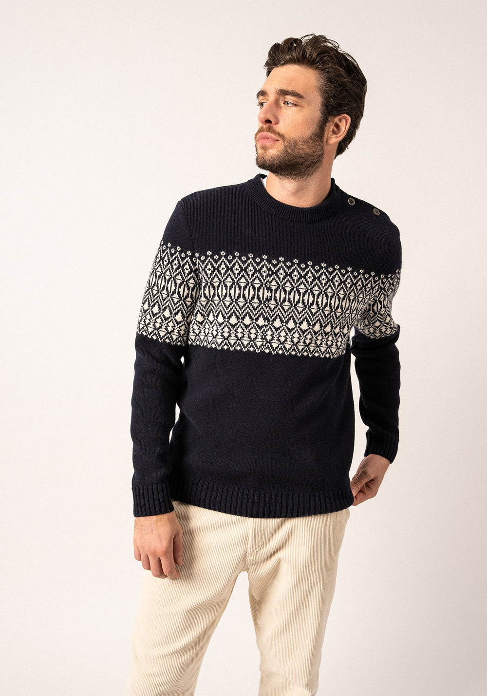 Jersey marinero Cancale Escapade (NAVY/ECUME)