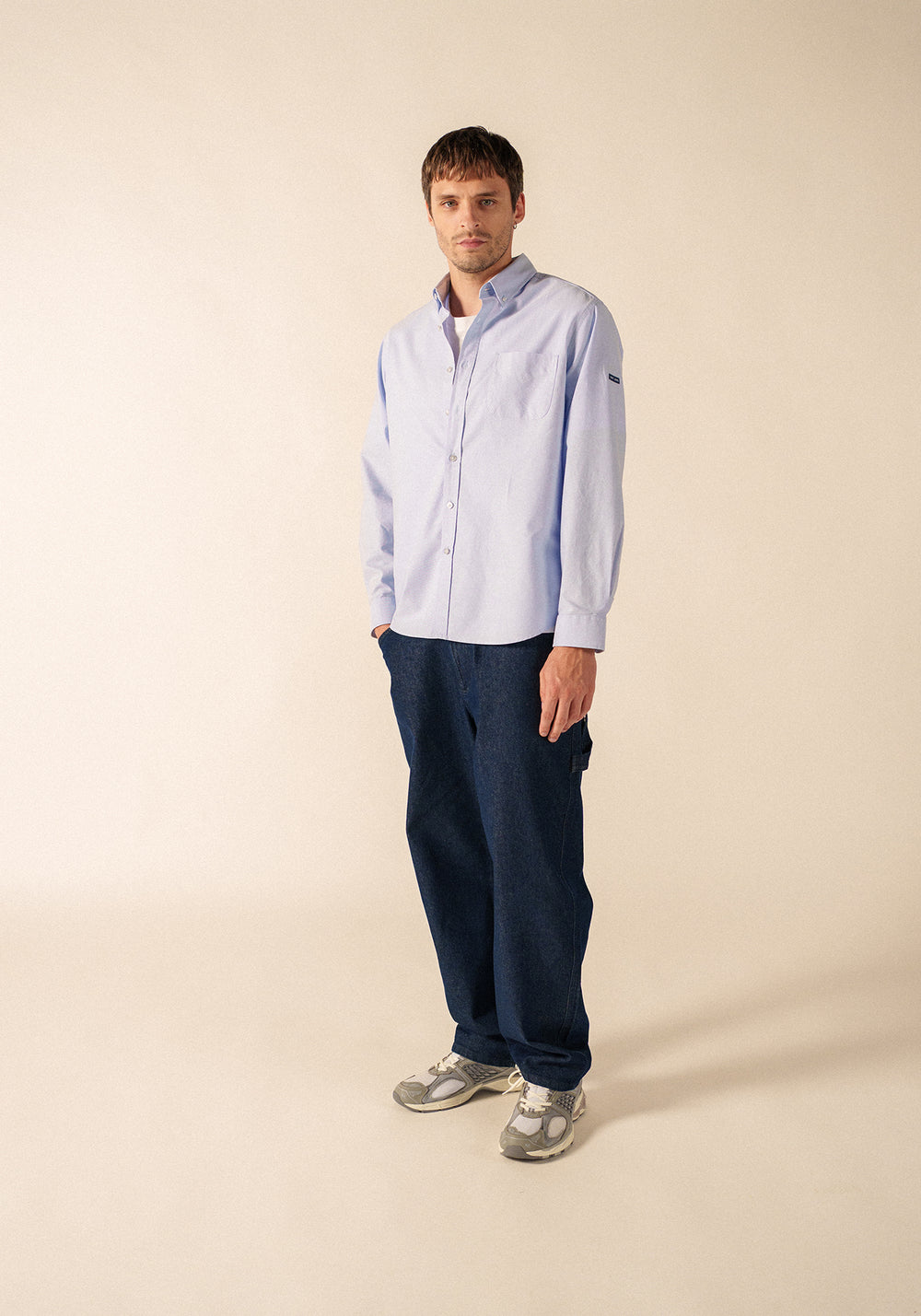 Camisa de manga larga Amboise - algodón (CIEL)