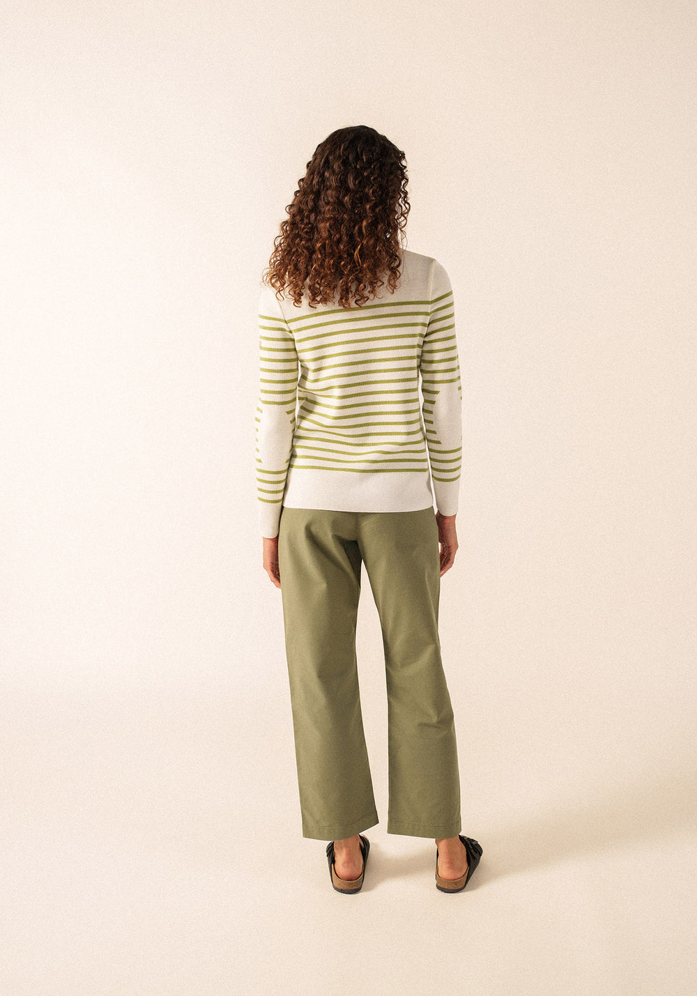 Jersey marinero Brégançon (BLANCO/ACEITE)