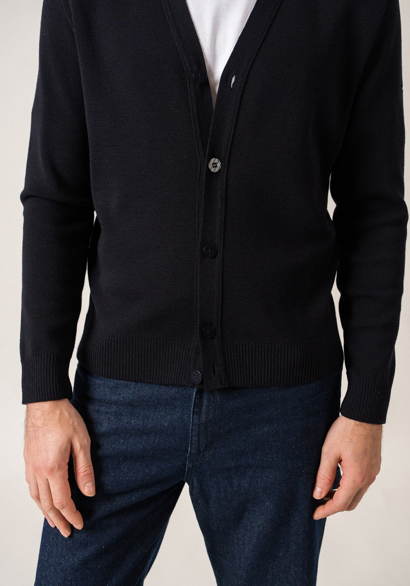Cardigan Equipage (AZUL MARINO/ECUME)