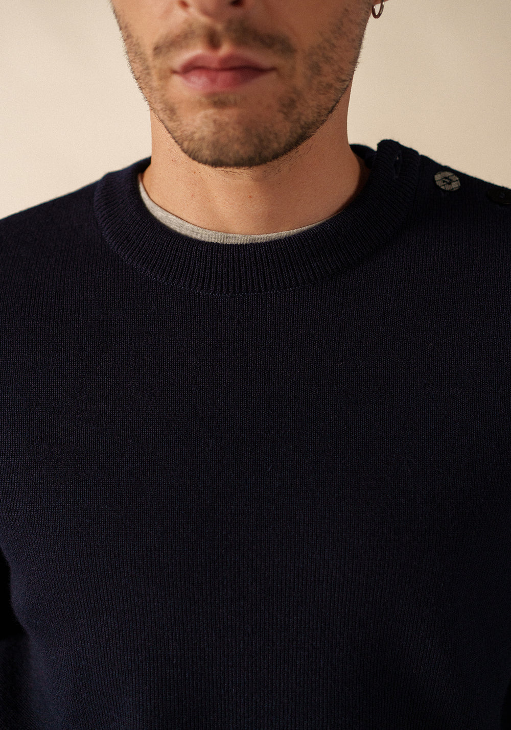 Jersey marinero Cancale Equipage (MARINE/ECRU)