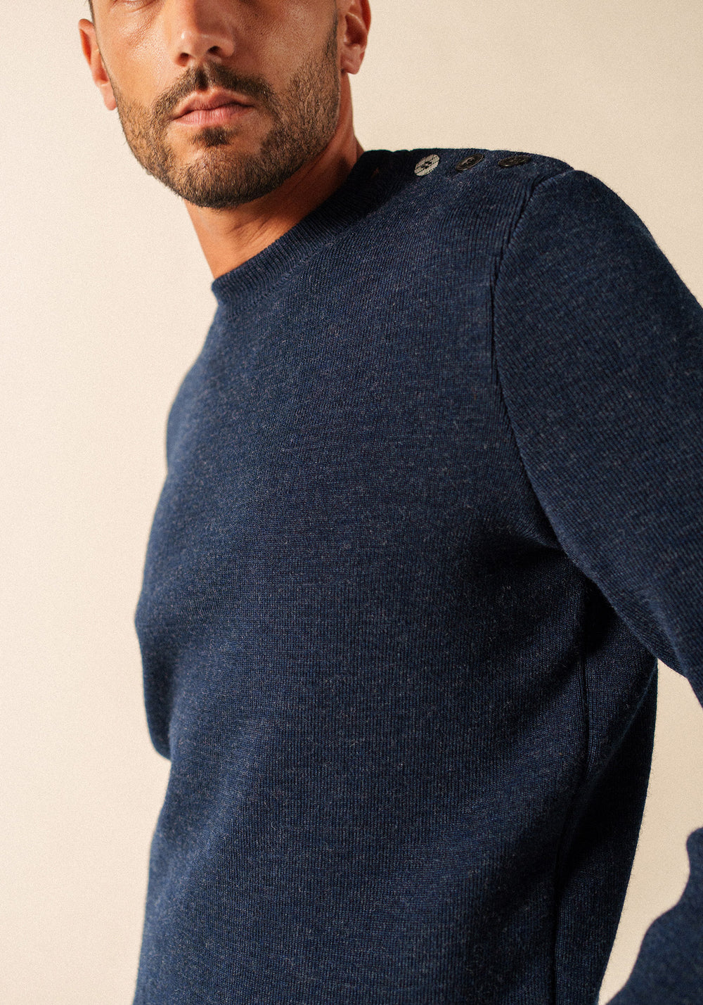 Jersey marinero Cancale Equipage (AZUL MARINO/ECRU)