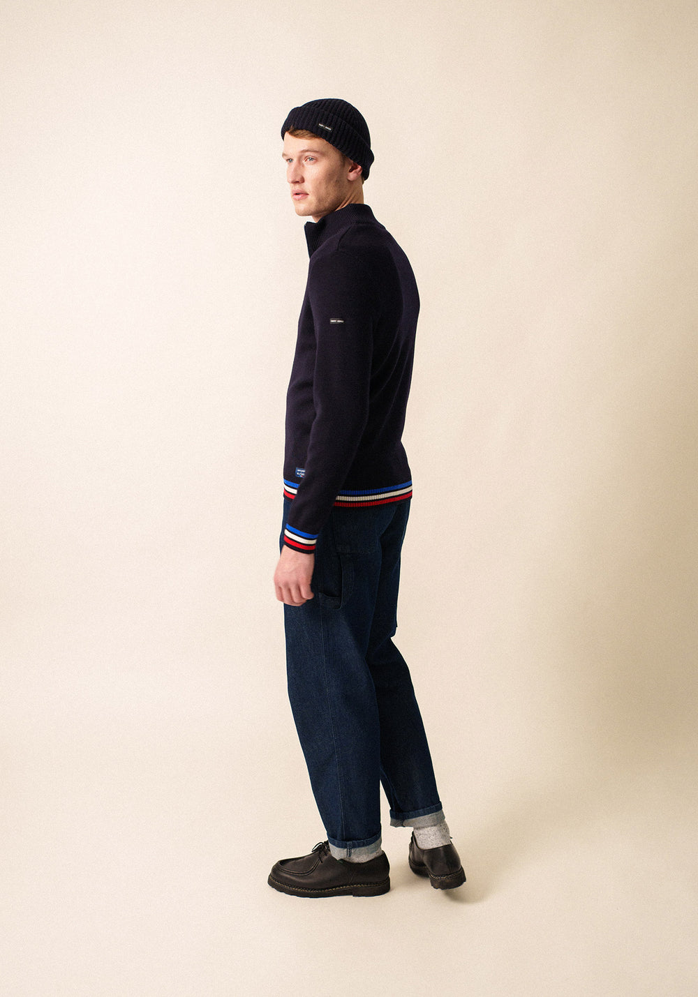 Rebeca tricolor x l'Elysée (NAVY/MULTICO)