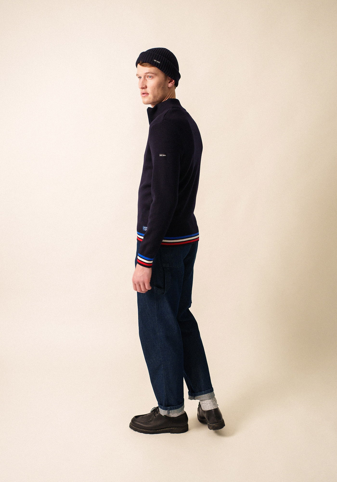 Rebeca tricolor x l'Elysée (NAVY/MULTICO)