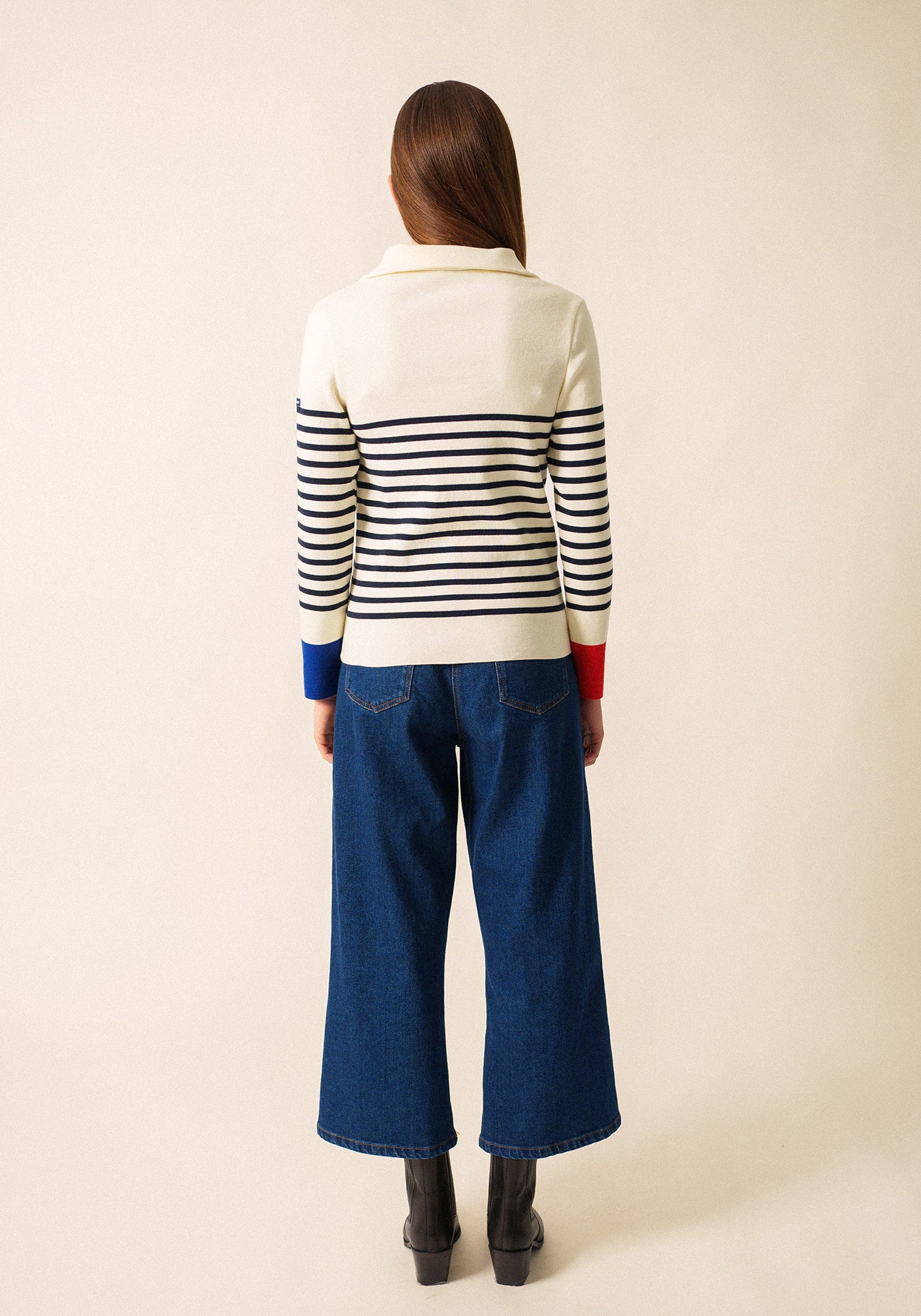 Jersey tricolor Passerelle x l'Elysée (BLANCO/MULTICOLOR)