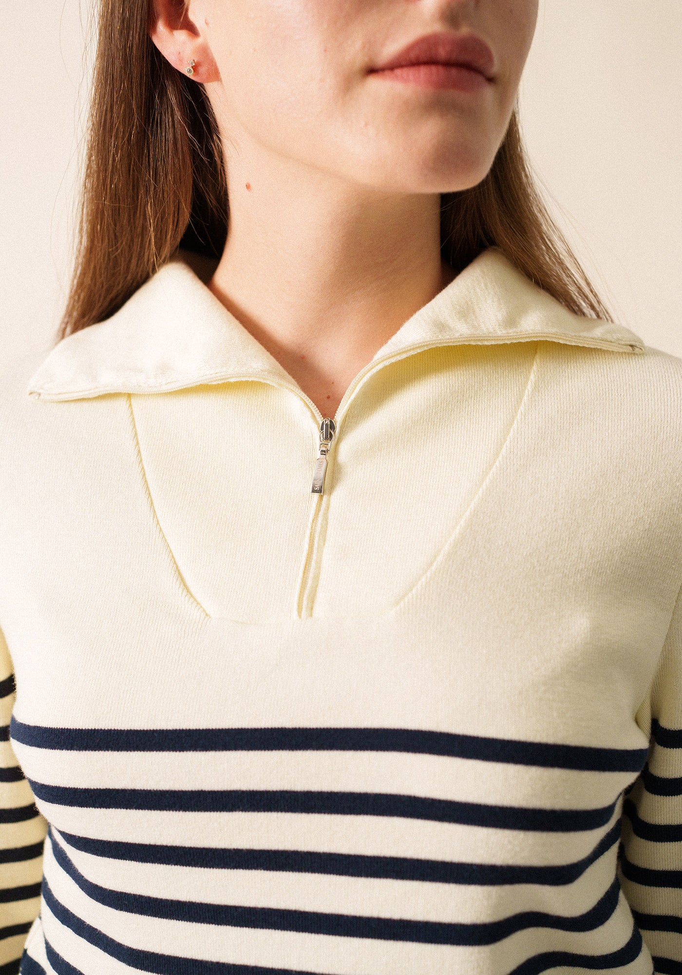 Jersey tricolor Passerelle x l'Elysée (BLANCO/MULTICOLOR)