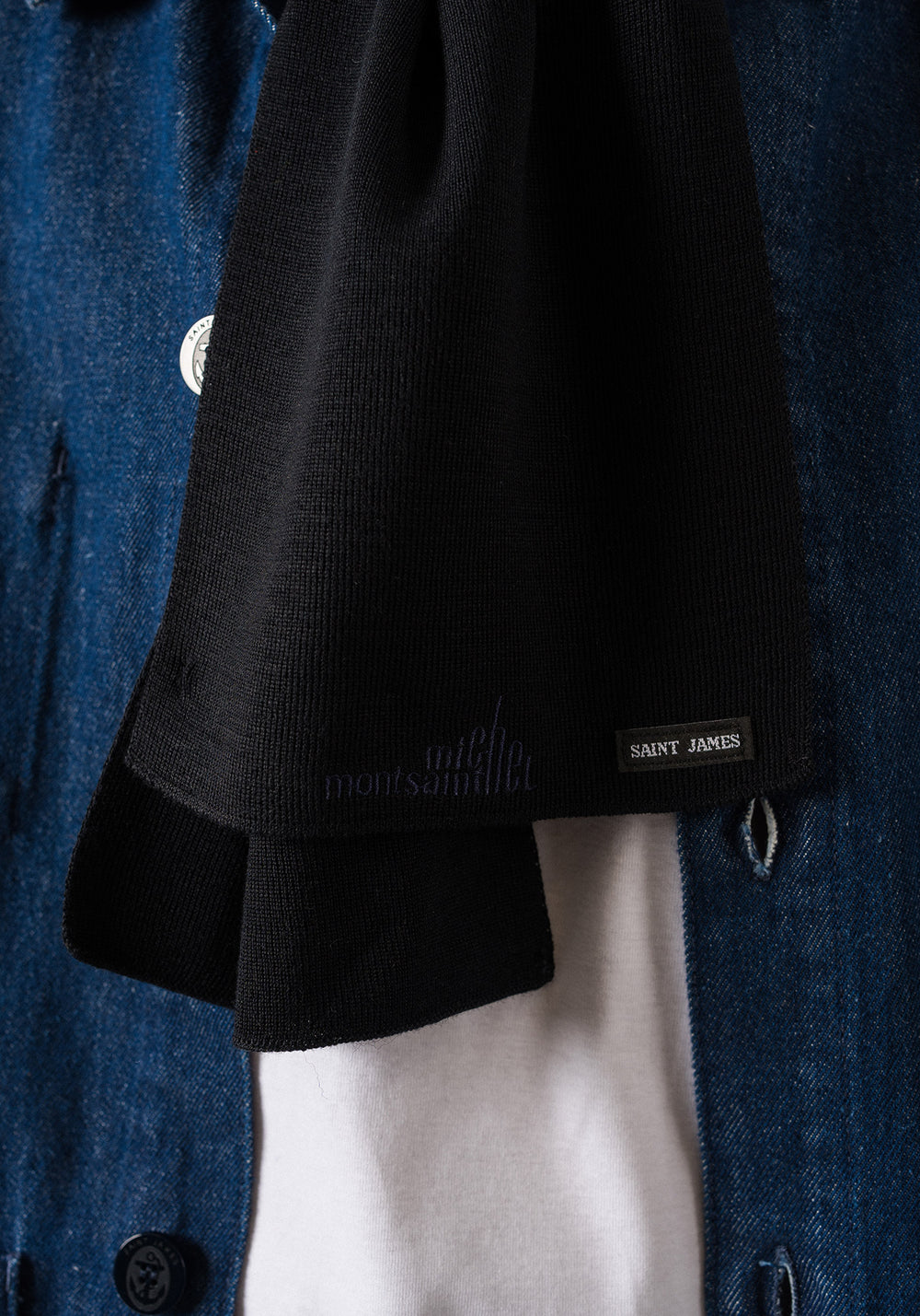 Bufanda x Le Mont Saint-Michel (AZUL MARINO)