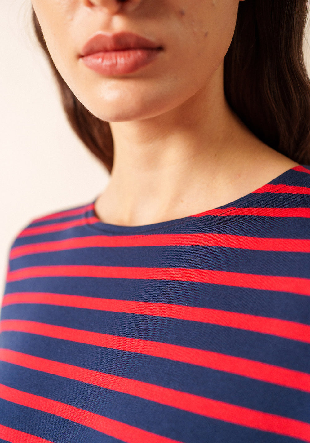 Camisa Galathée Breton (MARINE/TULIPE)