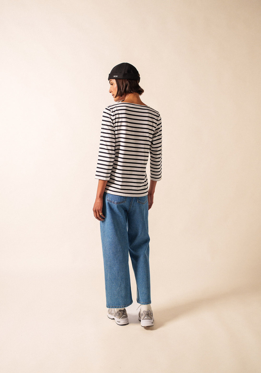 Camisa Galathée Breton (NEIGE/NOIR)