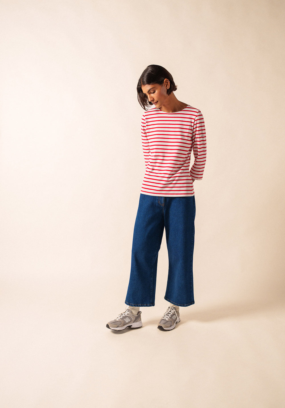 Camisa Galathée Breton (NEIGE/TULIPE)