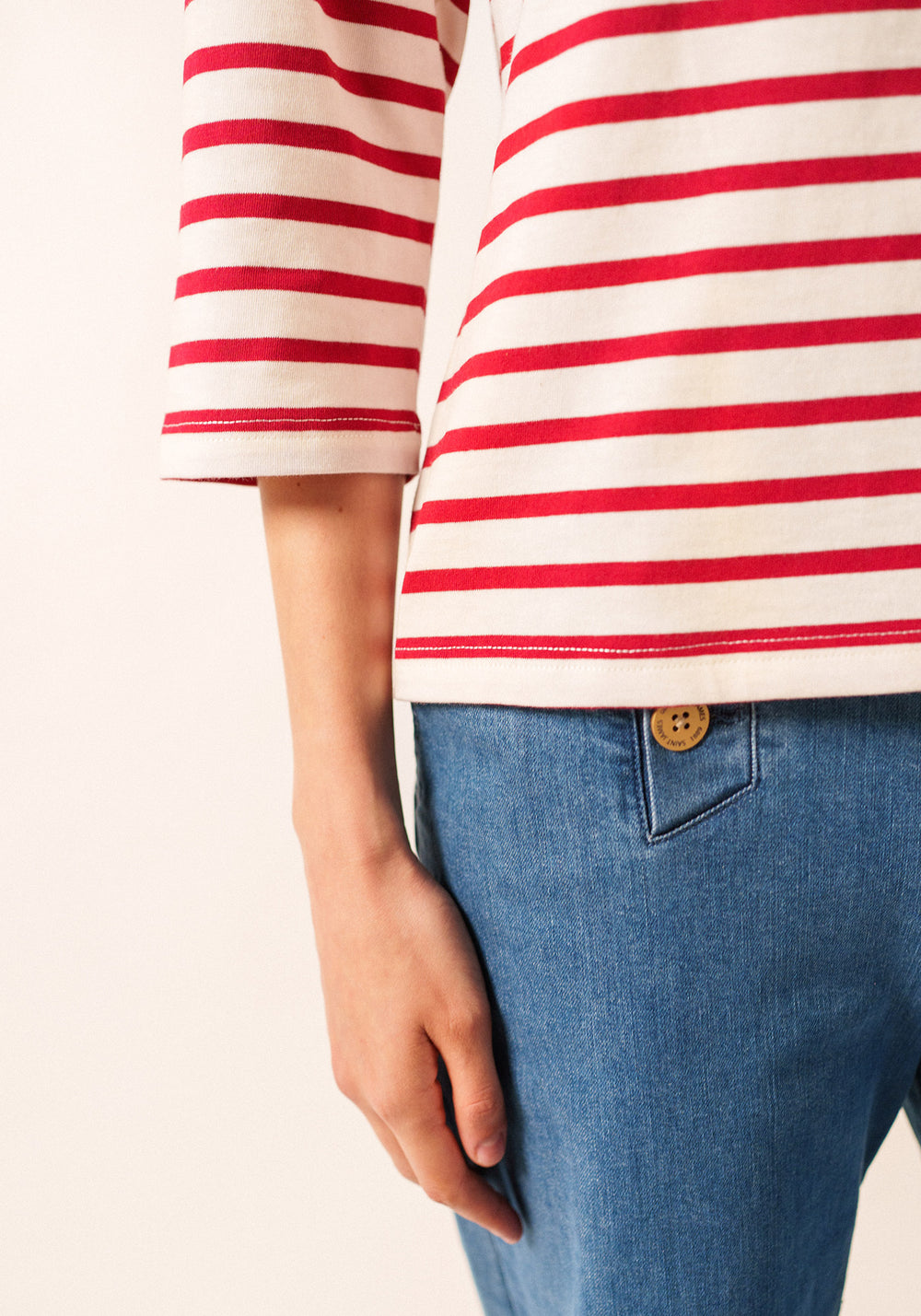 Camisa Galathée Breton (ECRU/PERSAN)