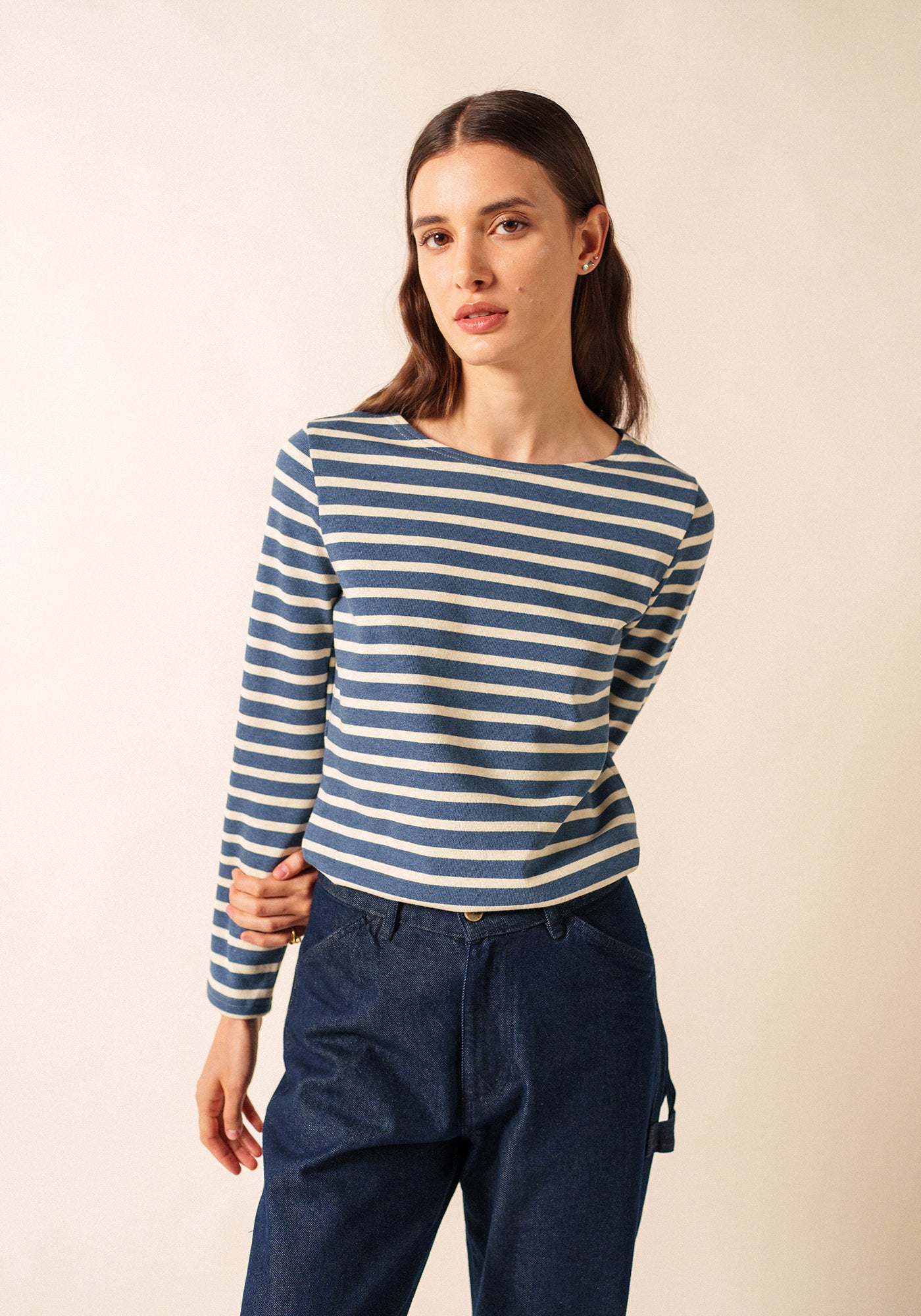 Camisa Méridame Breton (JEAN/CHANVRE)