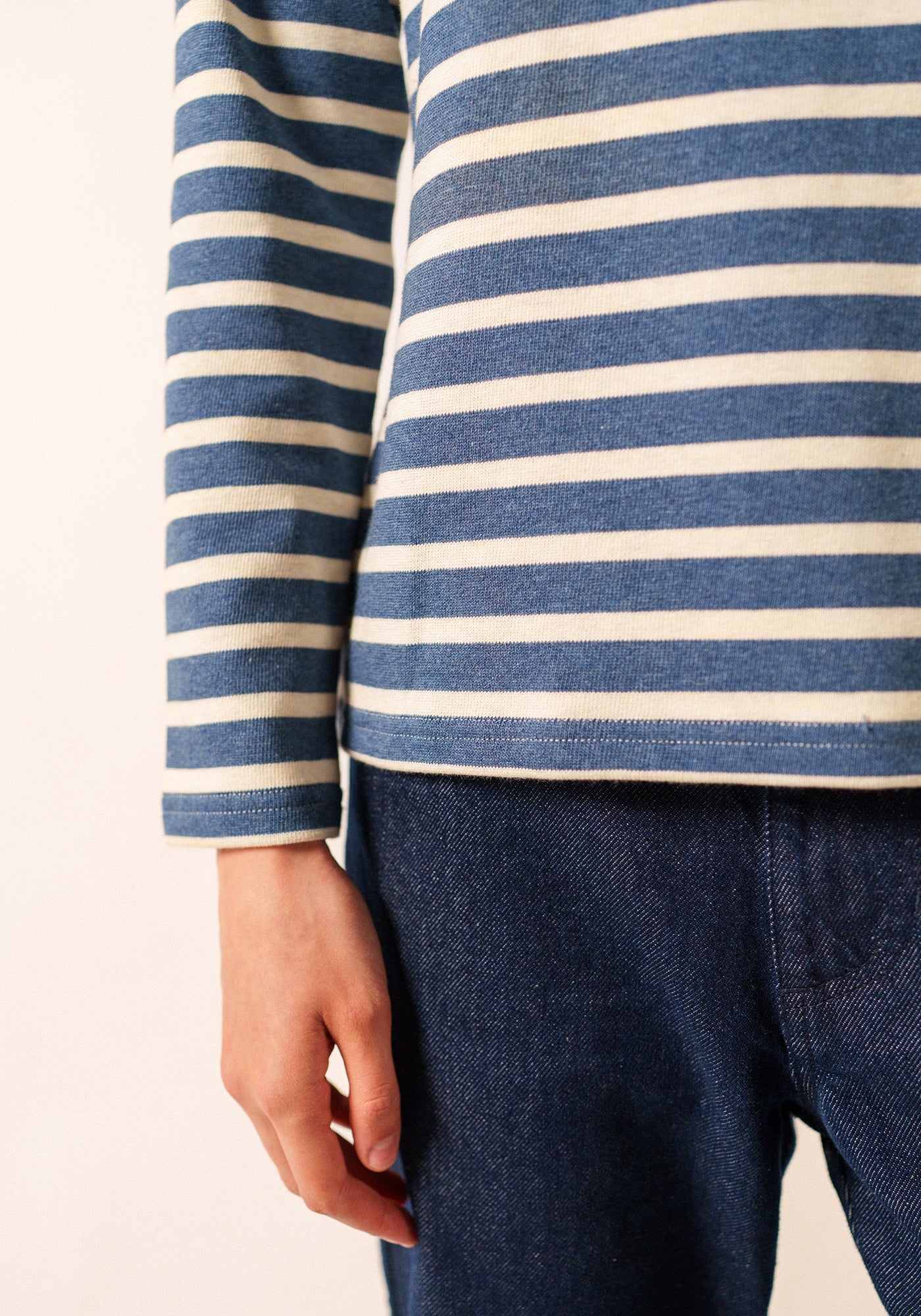 Camisa Méridame Breton (JEAN/CHANVRE)