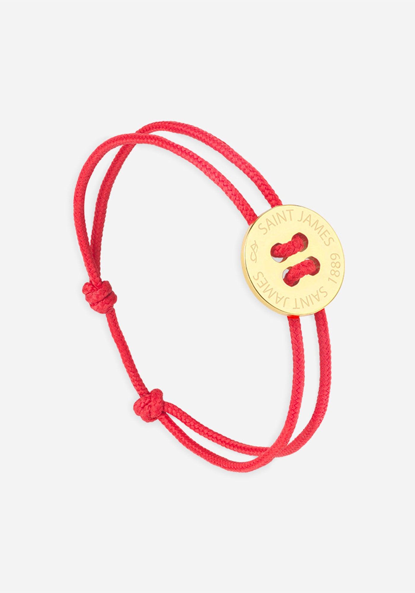 Pulsera con botones x Le Vent à la Française (ORO/ROJO)